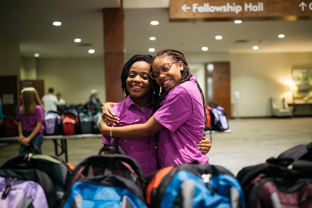 School Supplies Giveaway backpacks
