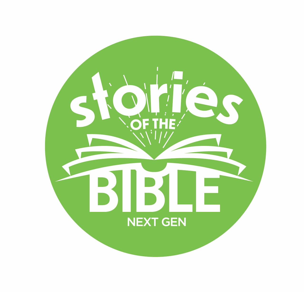 Stores of the Bible next gen circle logo green